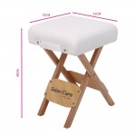 Work stool for massage White-9030121  Фиксирани и сгъваеми работни легла