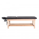 Luxury Spa Bed with adjustable height and recline Wooden Black- 9030131 