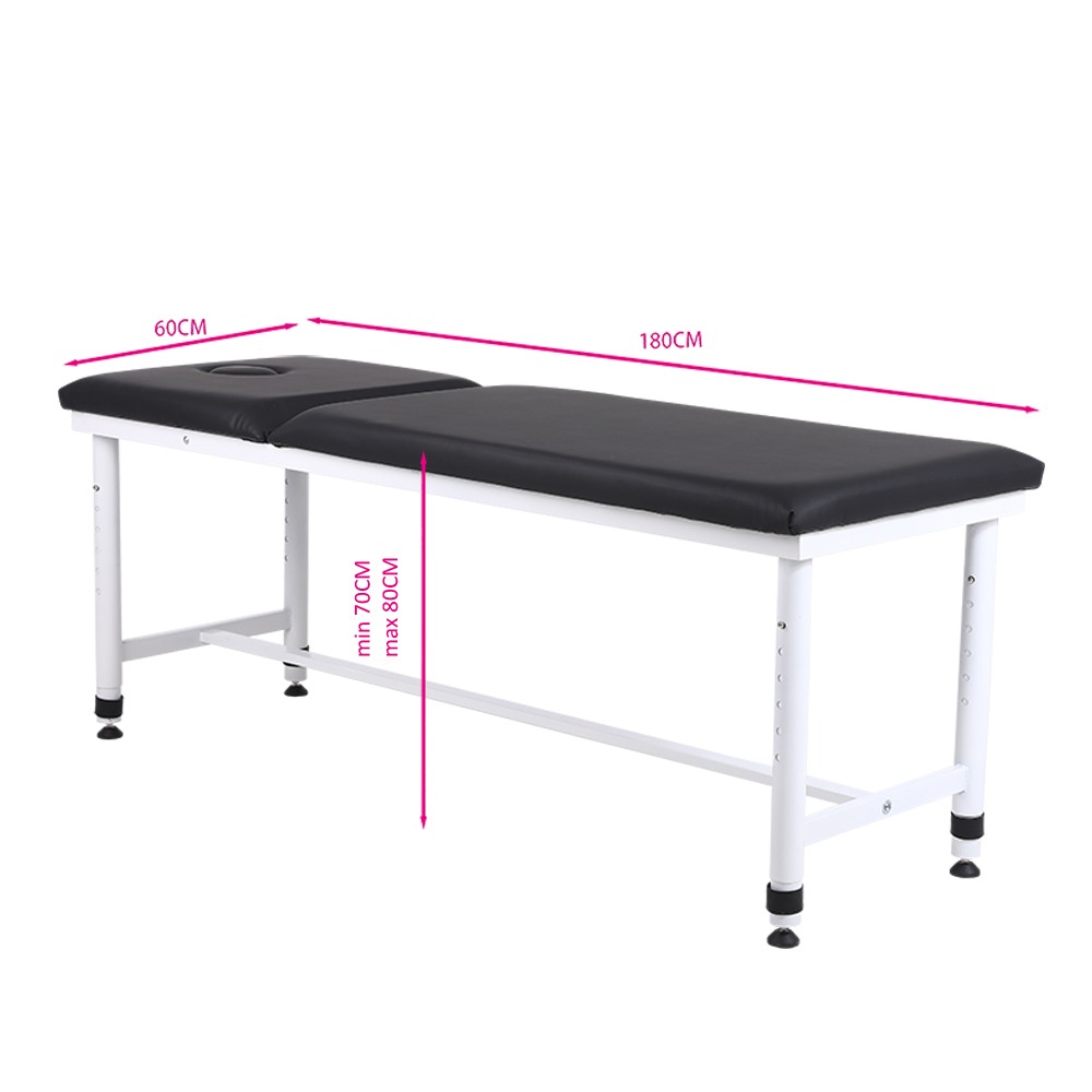 Professional aesthetic Bed with adjustable height Black-9030142 MASSAGE AND AESTHETIC BEDS