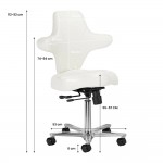 Professional manicure & cosmetics stool white -0147989 AESTHETIC STOOLS