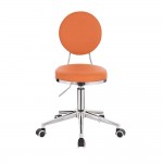 Professional manicure & cosmetic stool Comfort Orange-5400285 AESTHETIC STOOLS