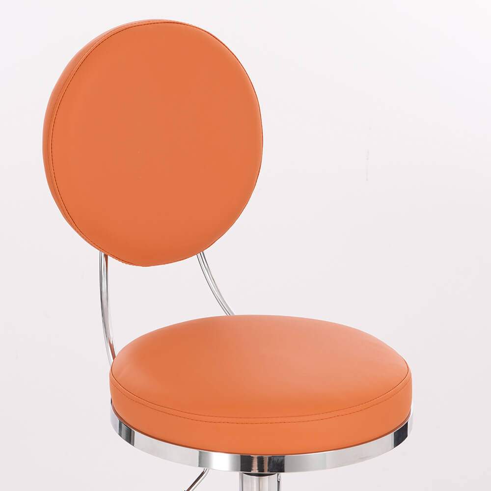 Professional manicure & cosmetic stool Comfort Orange-5400285 AESTHETIC STOOLS