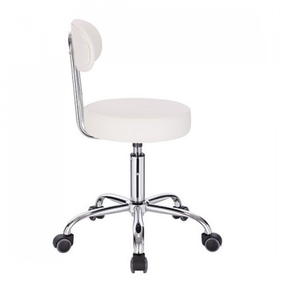 Professional hairdressing & aesthetics stool White- 5420125