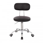 Professional manicure stool Large Seat Black-5420167 КОЗМЕТИЧНИ ТАБУРЕТКИ