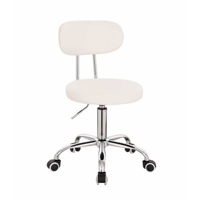 Professional manicure stool Large Seat White-5420168