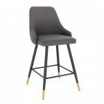 Bar stool PU Leather Dark Grey- 5450100 