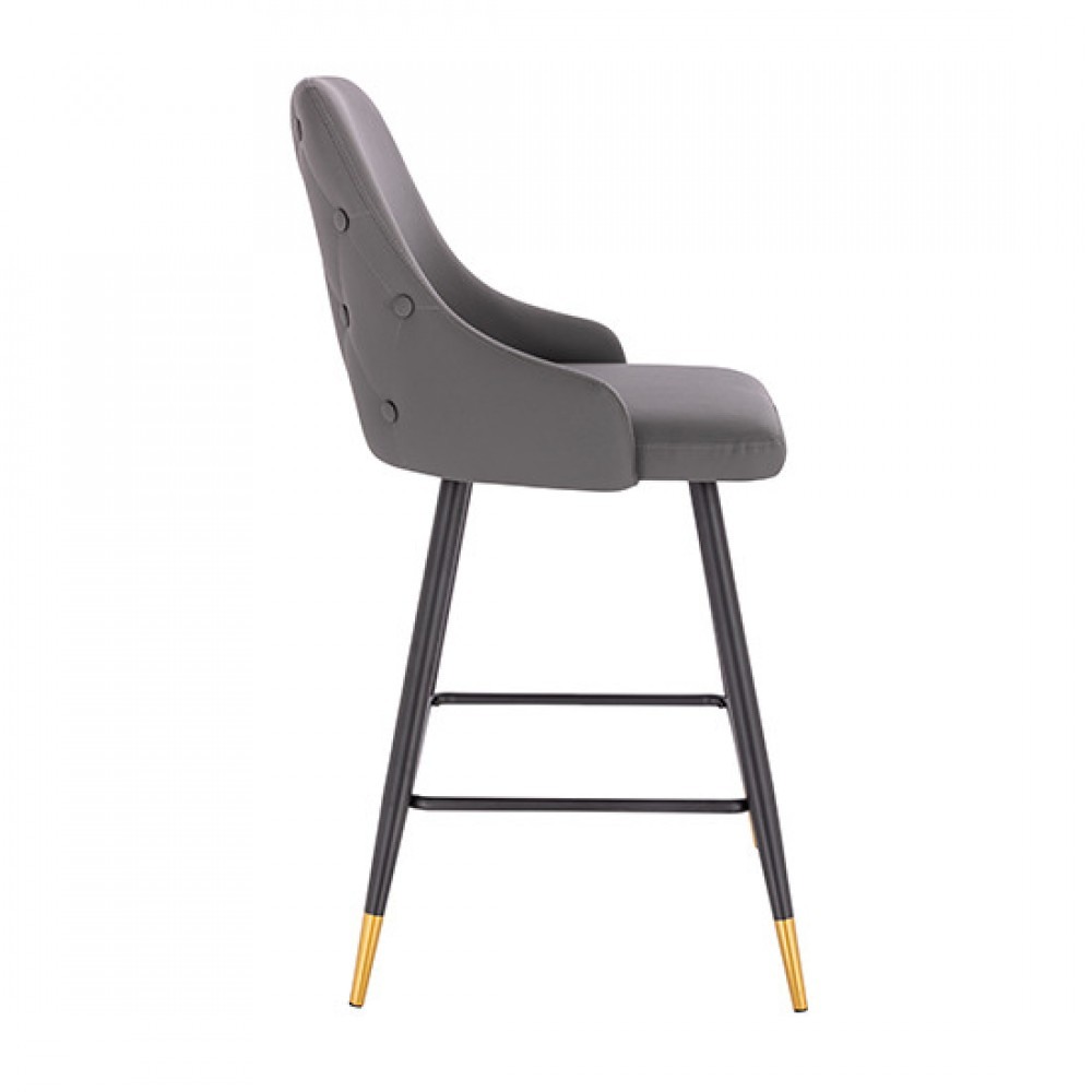 Bar stool PU Leather Dark Grey- 5450100 