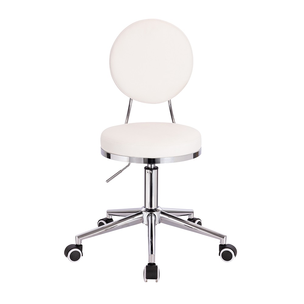 Professional manicure & cosmetic stool Comfort White-5400287 КОЗМЕТИЧНИ ТАБУРЕТКИ