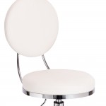 Professional manicure & cosmetic stool Comfort White-5400287 AESTHETIC STOOLS