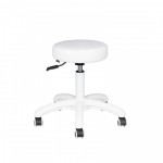 Professional manicure-aesthetic stool Milky White - 0134992 MANICURE CHAIRS - STOOLS