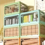 Folding storage box Green XL 51,5*36*30cm - 6930221 COSMETIC STORAGE BOXES