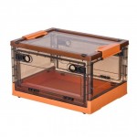 Side open folding storage box Orange XL 68*47*38cm - 6930209