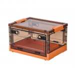 Side open folding storage box Orange Large 60*42.5*33cm - 6930214