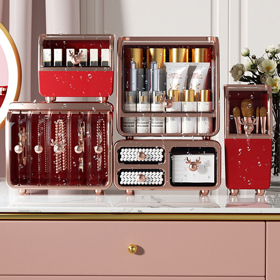 Beauty Organizer Nordic Style Passion Red - 6930273 COSMETIC STORAGE BOXES