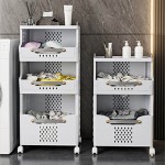 Professional Storage Station 3 Layers White 30*41*88cm - 6930397 COSMETIC STORAGE BOXES