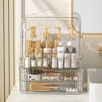 Makeup storage box Clear-6930311 COSMETIC STORAGE BOXES