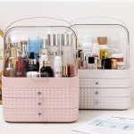 Makeup storage box Pink-6930314 COSMETIC STORAGE BOXES