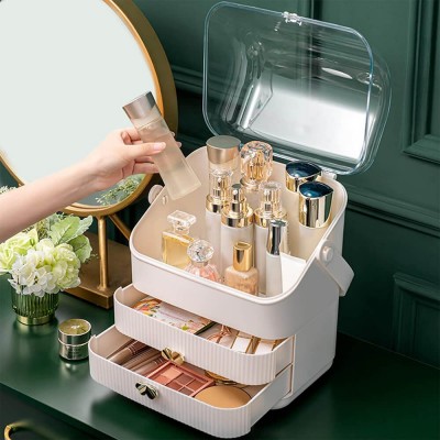 Professional beauty case and Makeup Storage Box White-6930295