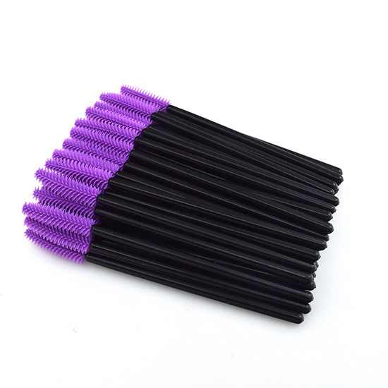 Profico disposable eyelash brushes 50pcs. Blue-Black - 3280441
