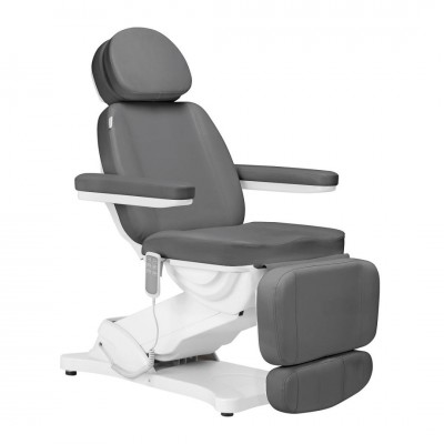 Professional electric aesthetic chair SILLON CLASSIC with 3 motors gray- 0148286