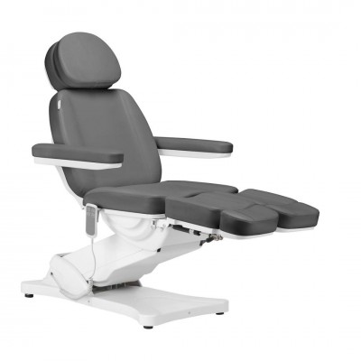 Professional electric aesthetic chair SILLON CLASSIC with 2 motors gray- 0148289
