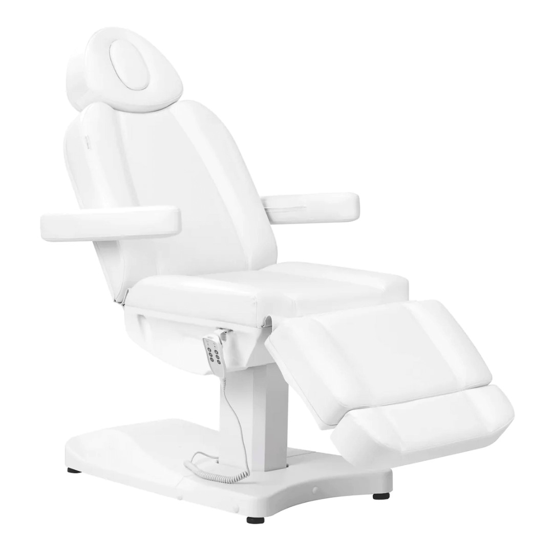 Professional electric chair with 3 motors White- 0148393 CHAIRS WITH ELECTRIC LIFT