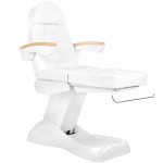 Electric aesthetic chair with 3 motors and heated mattress White-0142852 CHAIRS WITH ELECTRIC LIFT