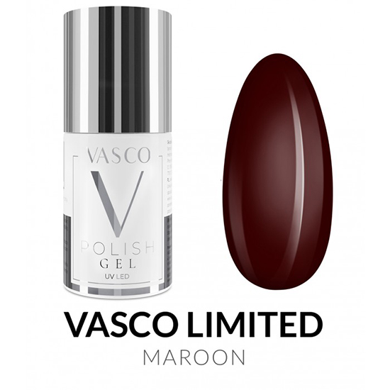 Vasco semi-permanent varnish limited maroon 6ml - 8117079 VASCO GEL POLISH ALL COLOR CHART