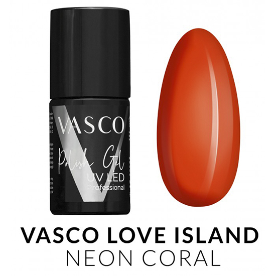 Vasco semi-permanent varnish love island neon coral 7ml - 8117136 VASCO GEL POLISH ALL COLOR CHART