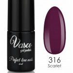 Vasco shine & shade 316 semi-permanent varnish scarlet 6ml - 8110316 VASCO GEL POLISH ALL COLOR CHART
