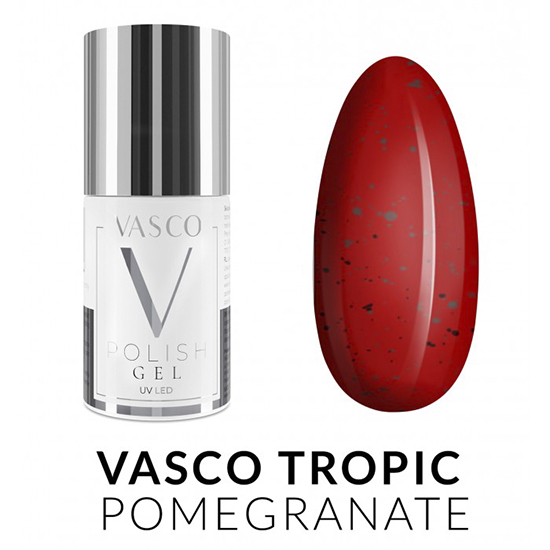 Vasco semi-permanent varnish tropic macaron pomegranate 7ml - 8117161 VASCO GEL POLISH ALL COLOR CHART