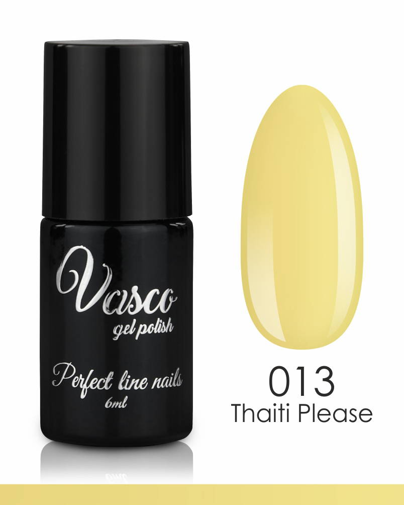 Vasco semi-permanent varnish 013 thaiti please 6ml - 8110013 VASCO GEL POLISH ALL COLOR CHART