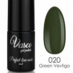 Vasco semi-permanent varnish 020 green vevtigo 6ml - 8110020 VASCO GEL POLISH ALL COLOR CHART