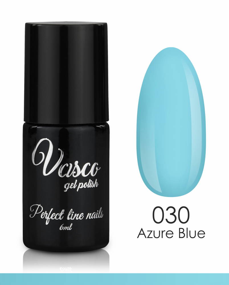 Vasco semi-permanent varnish 030 azure blue 6ml - 8110030 VASCO GEL POLISH ALL COLOR CHART