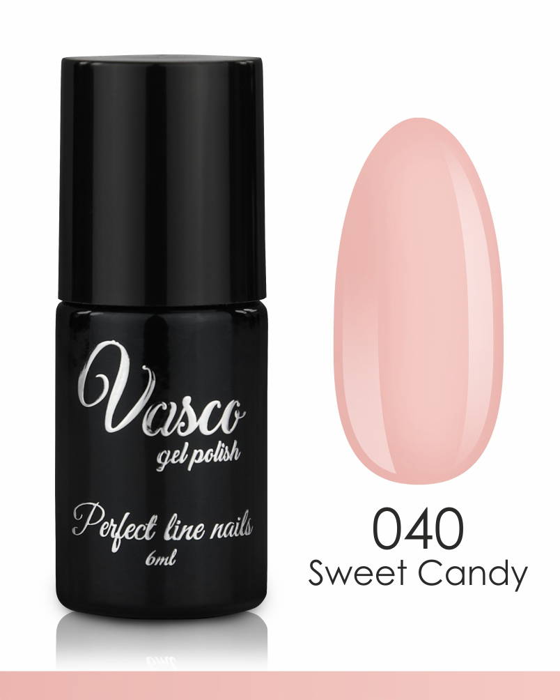 Vasco semi-permanent varnish 040 sweet candy 6ml - 8110040 VASCO GEL POLISH ALL COLOR CHART