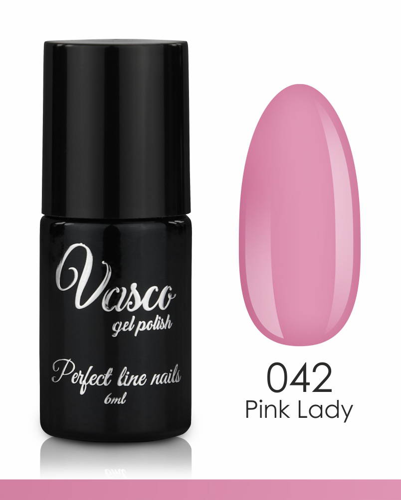 Vasco semi-permanent varnish 042 pink lady 6ml - 8110042 VASCO GEL POLISH ALL COLOR CHART