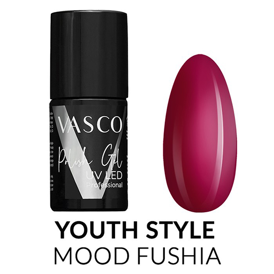 Vasco semi-permanent varnish youth style βερνίκι mood fushia 7ml - 8117211 VASCO GEL POLISH ALL COLOR CHART