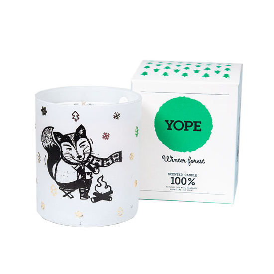 Yope Natural Aromatic Candle Winter Forest 200gr - 9701117 CANDLES - GIFTS