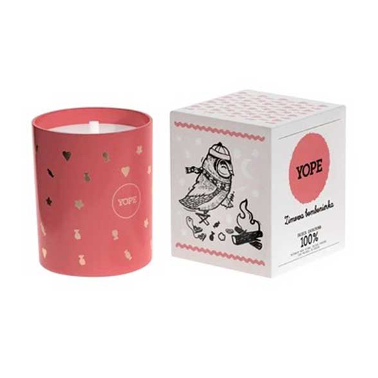 Yope Natural Aromatic Candle Winter Pralines 200gr - 9703432 CANDLES - GIFTS