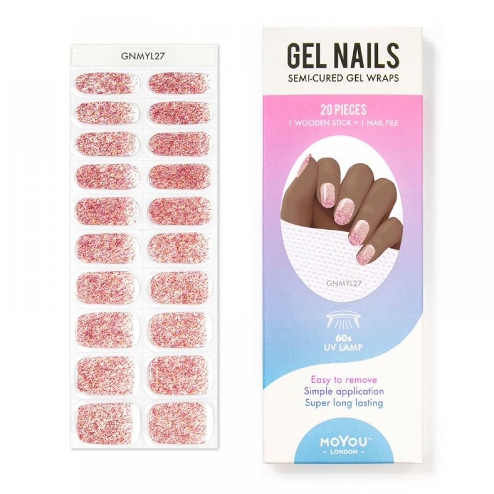 Gel Strips Semi-Cured Nail Wraps - 9200027 GEL STRIPS SEMI-CURED NAIL WRAPS