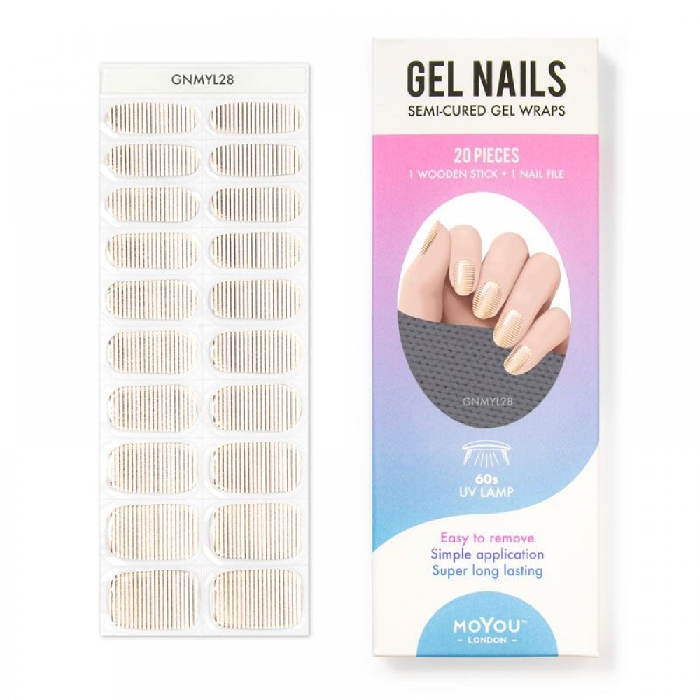 Gel Strips Semi-Cured Nail Wraps - 9200028 GEL STRIPS SEMI-CURED NAIL WRAPS