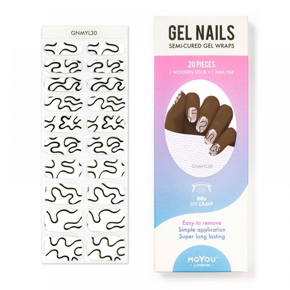 Gel Strips Semi-Cured Nail Wraps - 9200030 GEL STRIPS SEMI-CURED NAIL WRAPS