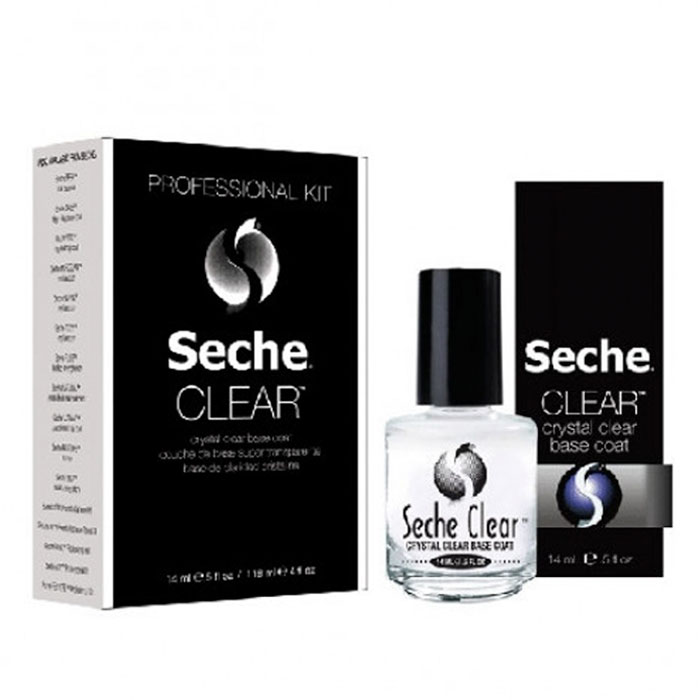 Seche clear professional crystal base kit 118ml & 14ml free - SE-83052K BASES-NAIL THERAPIES-TOP COAT
